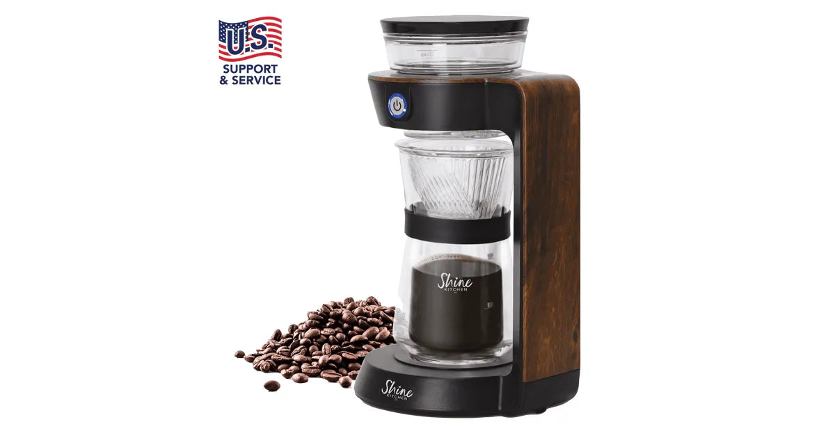Shine Kitchen Co.® Autopour Automatic Pour Over Coffee Machine